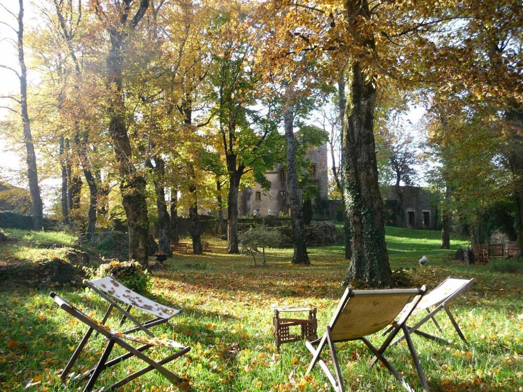 Chateau Du Cros Le Cros Bagian luar foto